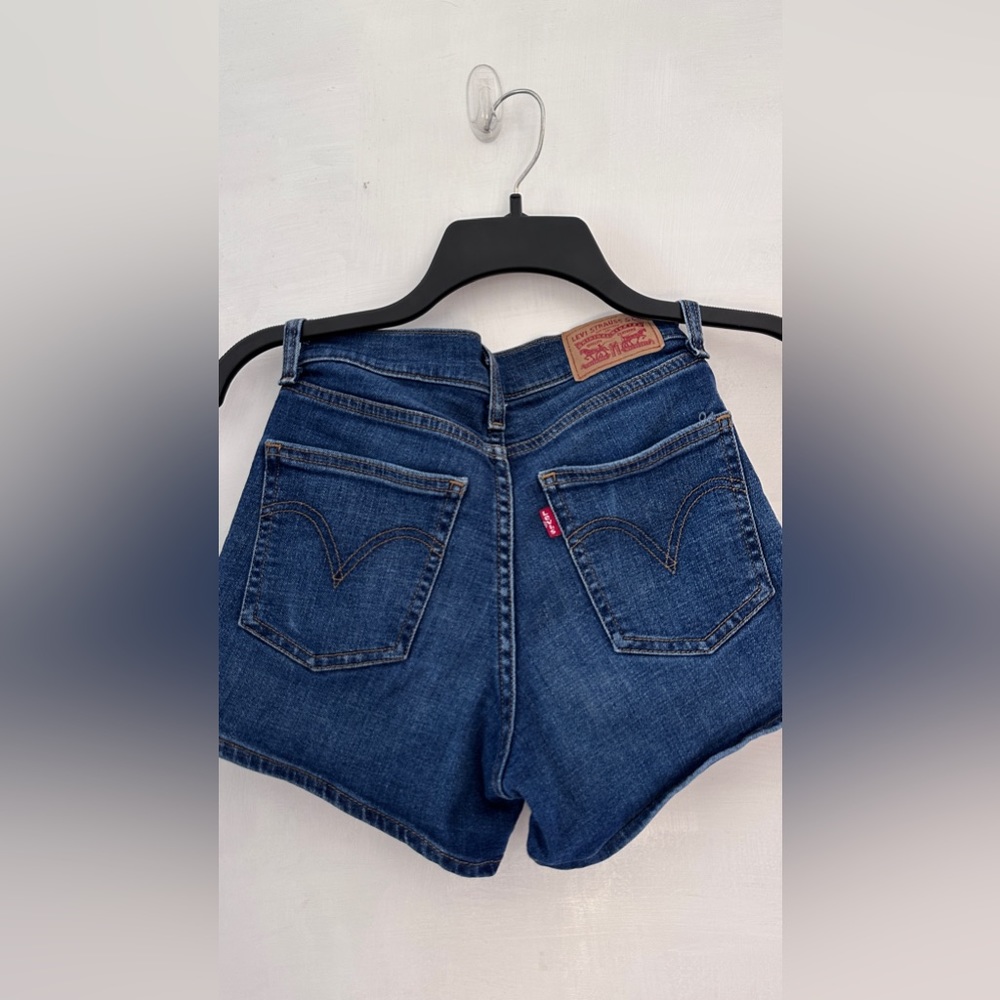 levi denim shorts